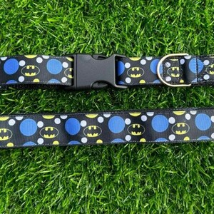 Cartoon Character Super Hero Inspired Novelty Dog Lead Collar Optional Bundle