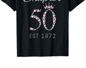 Chapter 50 EST 1972 Birthday Tee(Women)