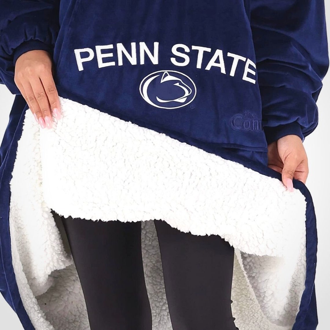 Penn State Blanket Hoodie Oversized Sherpa Blanket Etsy