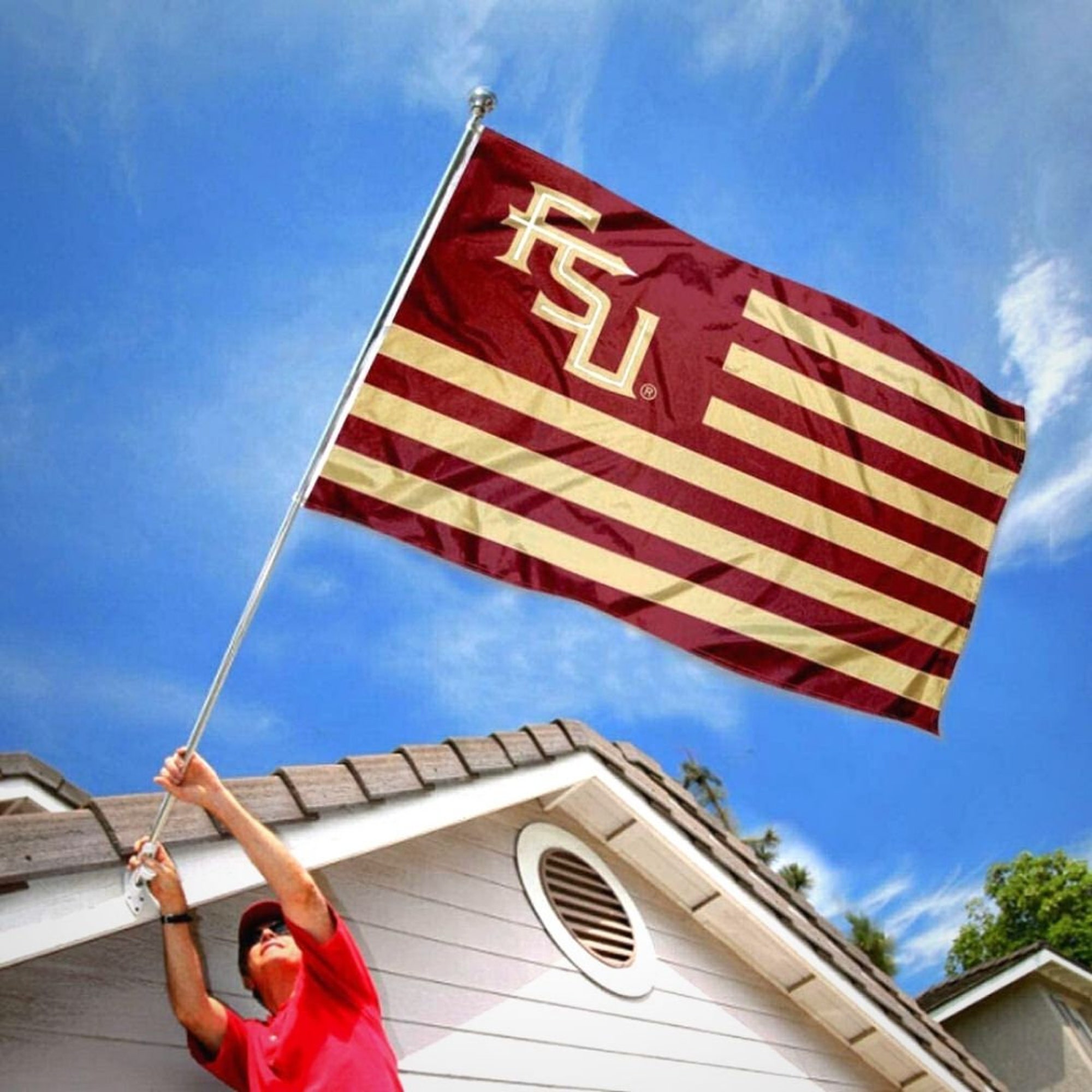 Florida State Seminoles Football Team House Flag