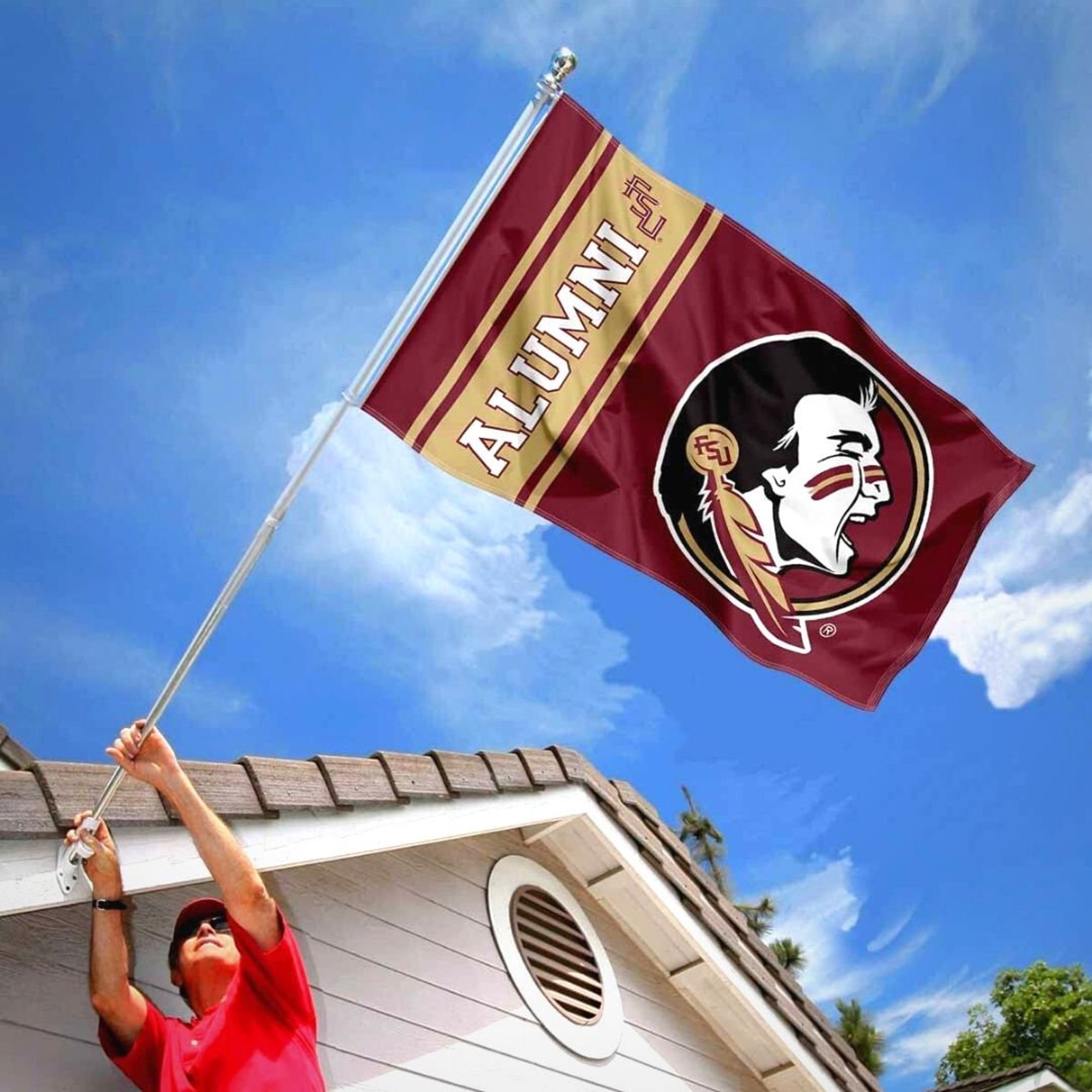 Florida State Seminoles Football Team House Flag