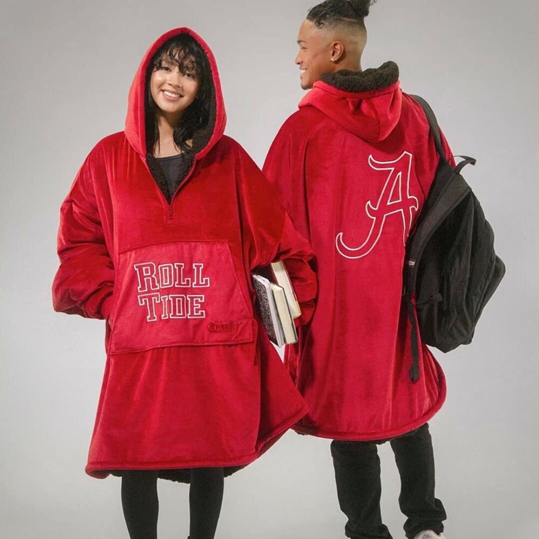 Alabama Blanket Hoodie Oversized Sherpa 