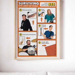 Survival Tips with Jimmy Eat World (Surviving Poster)