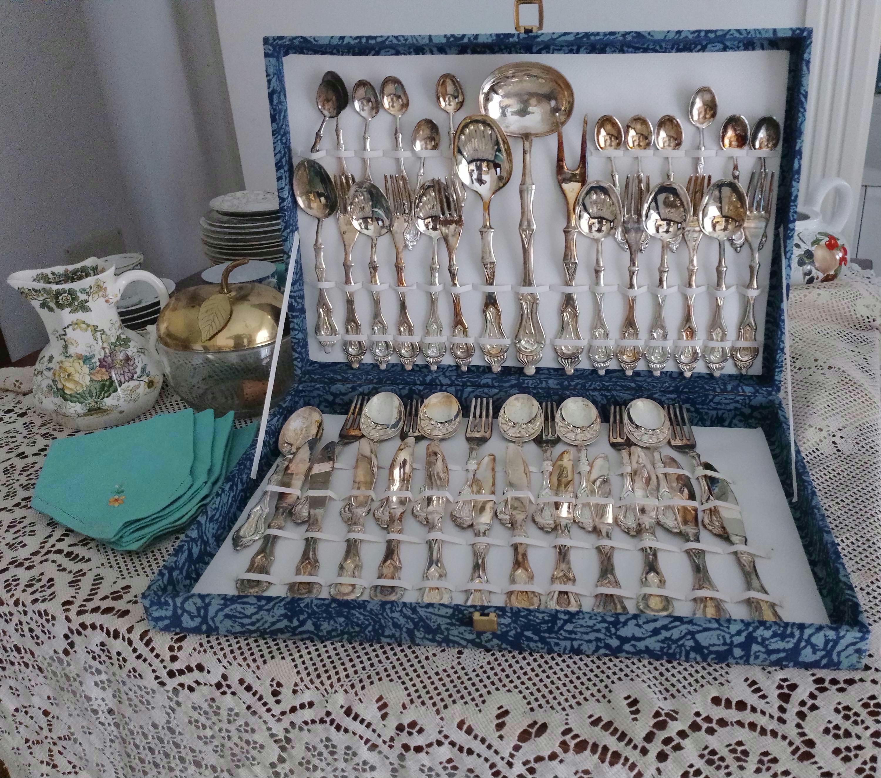 【英国】キングスパターンのナプキンホルダー 6個 【シルバープレート】 英国】キングスパターンのナプキンホルダー 6個 【シルバー