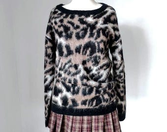 70アニマリエプリントセーター