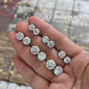 K18 Wg Moissanite VVS-1 set-