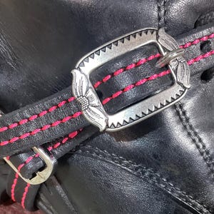 Decretive Buckle English Spur Straps