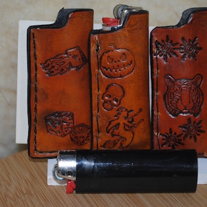 Leather lighter holders. 12 to choose from.