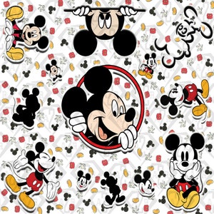 Vaso de Mickey Mouse para sublimación SVG