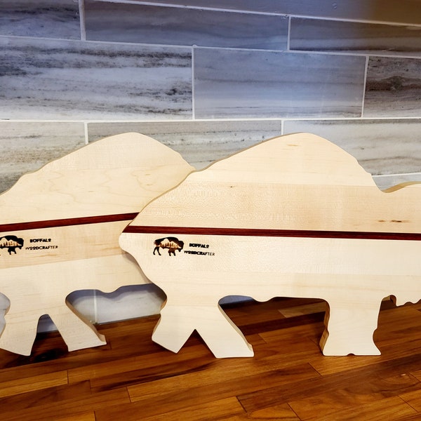 Buffalo Shaped Cutting Board Etsy