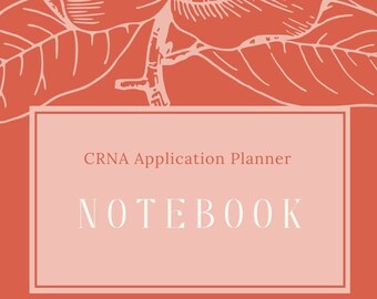 CRNA-applicatieplannernotitieboekje