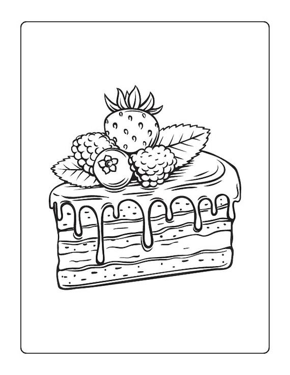 Coloring Pages For Pictures Of Food