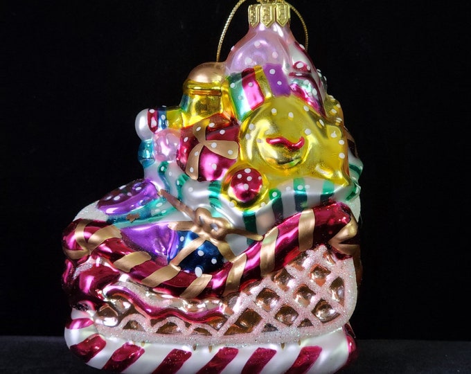 Candy Lane Sleigh Fitz and Floyd Christmas Ornament Etsy