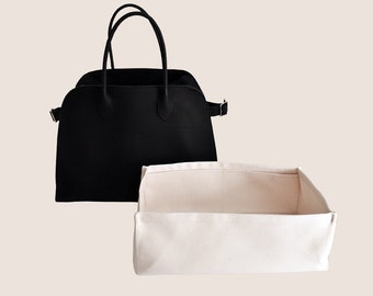 The Row Margaux 15 Bag organizer, inner bag 【Canvas (plain)】