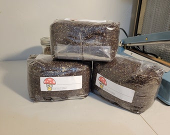 2.5 lb. Mushroom Bulk Space Substrate Coir x Vermiculite x Gypsum Bag