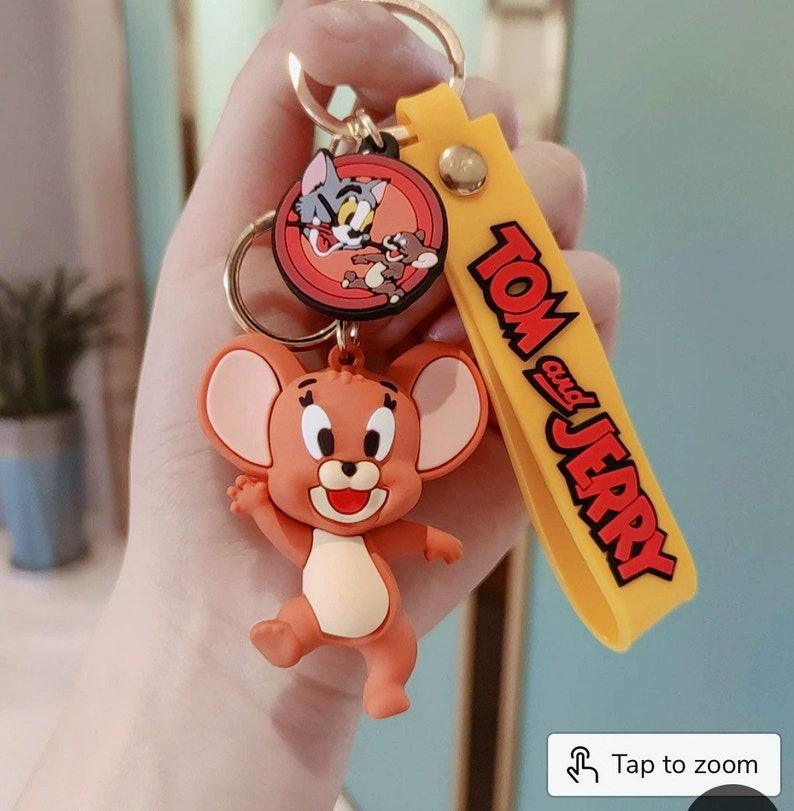 Tom and Jerry Keychain Etsy