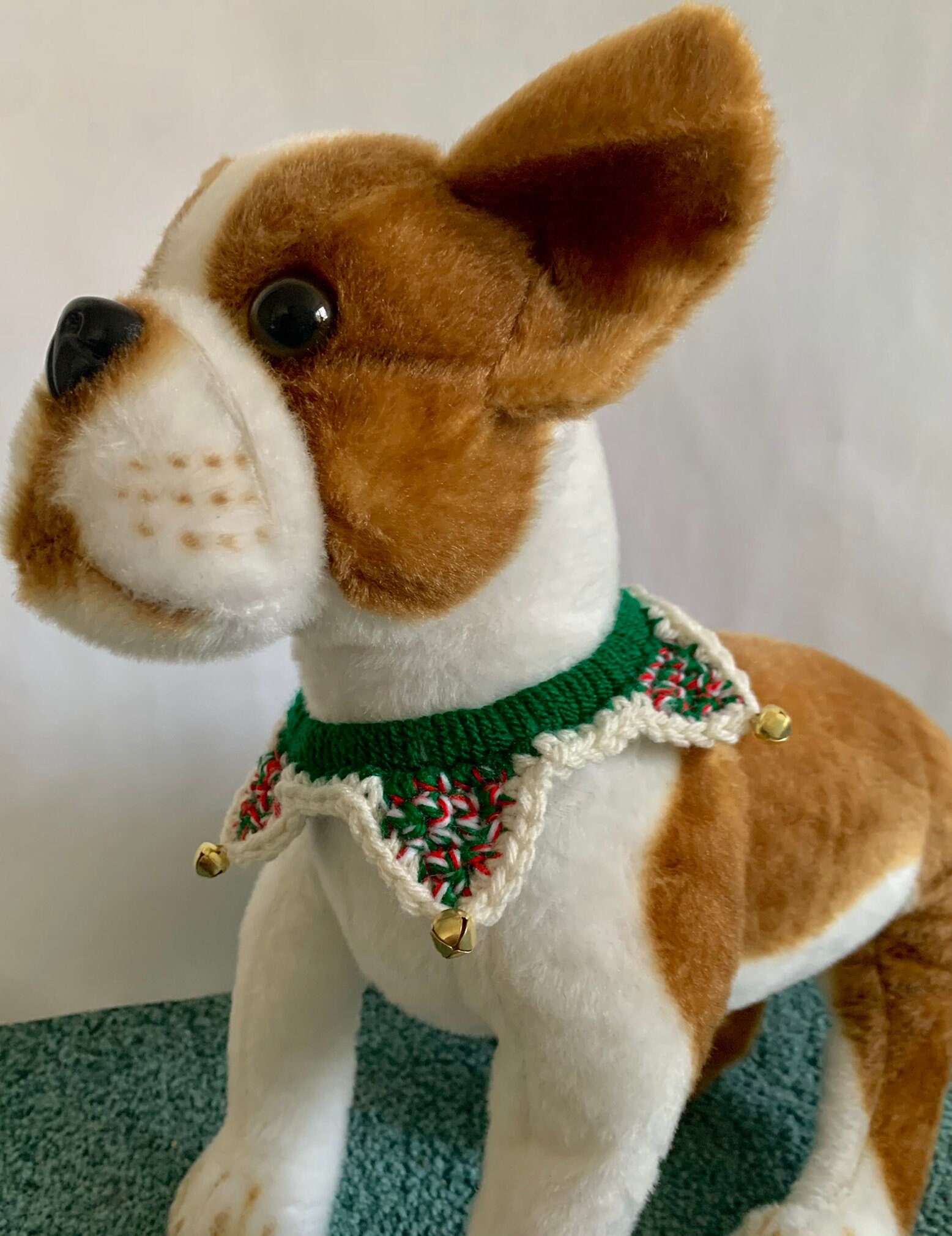 31 Crochet Collar Patterns with Spider Web, Lace, and Strawberry Styles 4 Crochet Pet Collar Christmas Holiday Decorative Scarf