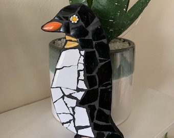 Mosaic penguin ready made or kit form