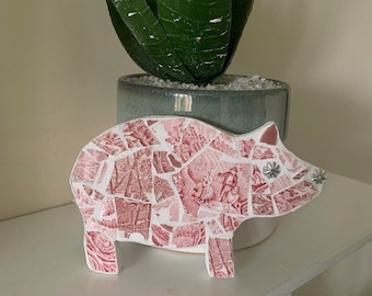 Mosaic pig - ready made or kit form