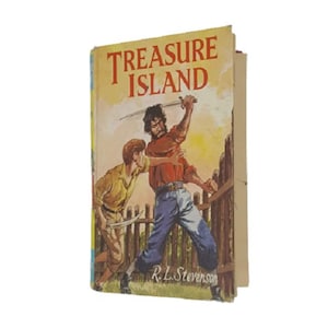 Robert Louis Stevenson – Treasure Island - 1970 - The Childrens’ Press - Vintage Hardcover Book