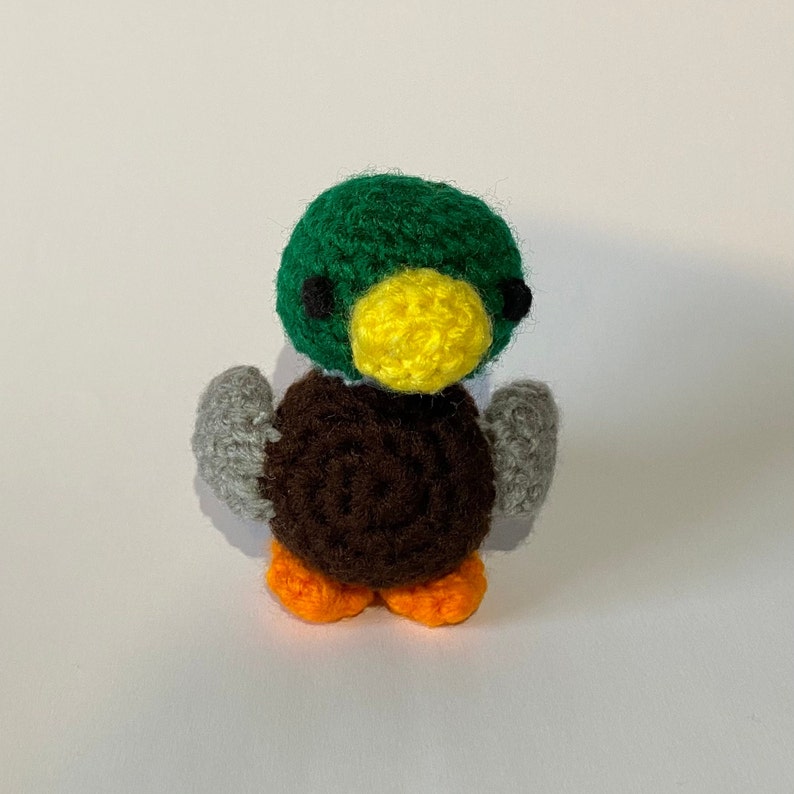 Crochet Duck Mallard (Green Head)