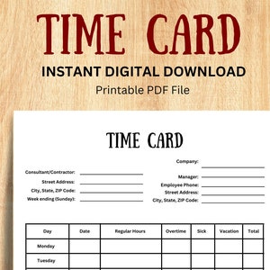 Tarjeta de tiempo de los empleados Archivo PDF editable, seguimiento de tiempo y asistencia, soluciones de reloj de tiempo de los empleados, seguimiento de la productividad de los empleados, para Onenote