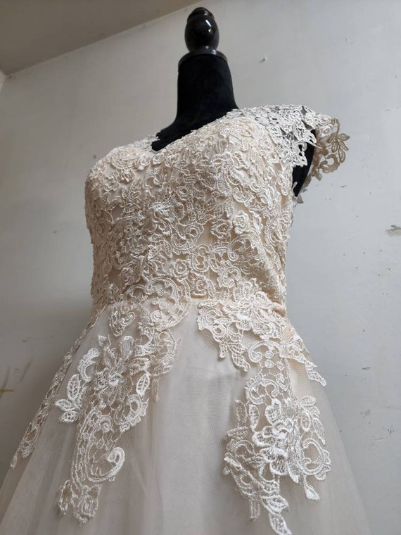 Fairytale Wedding Dress, Fantasy Gown, Princess D… - image 9