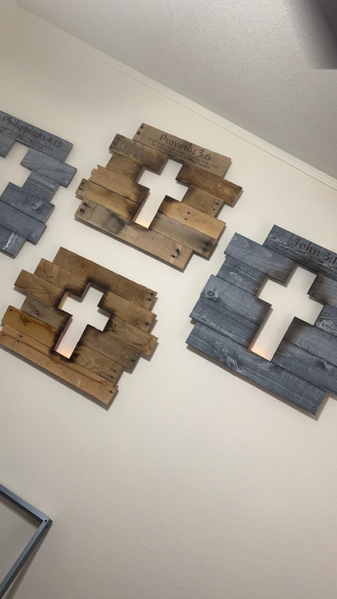 Rustic Cross Signs Rustic Cross With Custom Engraved Verse - Etsy