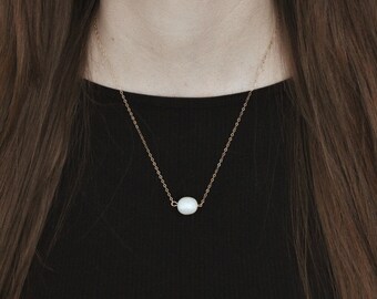 The Verona Necklace | Minimalist Pearl Necklace