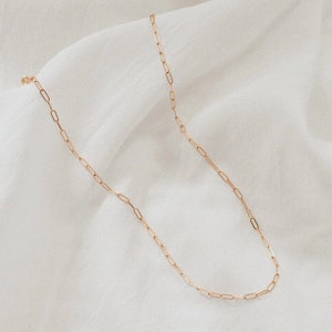 The Venice Chain Dainty Link Chain Necklace image 1