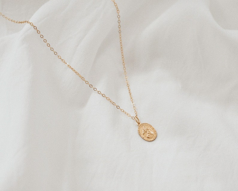 The Traveller's Medallion Saint Christopher Necklace image 1