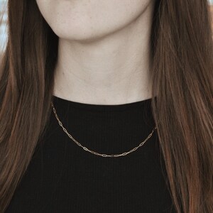 The Venice Chain Dainty Link Chain Necklace image 2