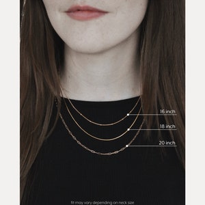 The Melbourne Chain Gold Snake Chain Necklace image 6