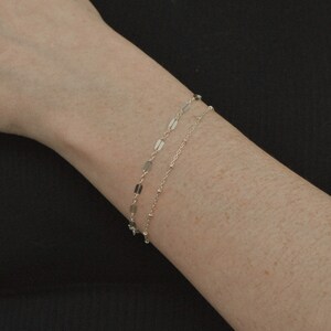 The Chicago Bracelet Sterling Silver Chain Bracelet image 5