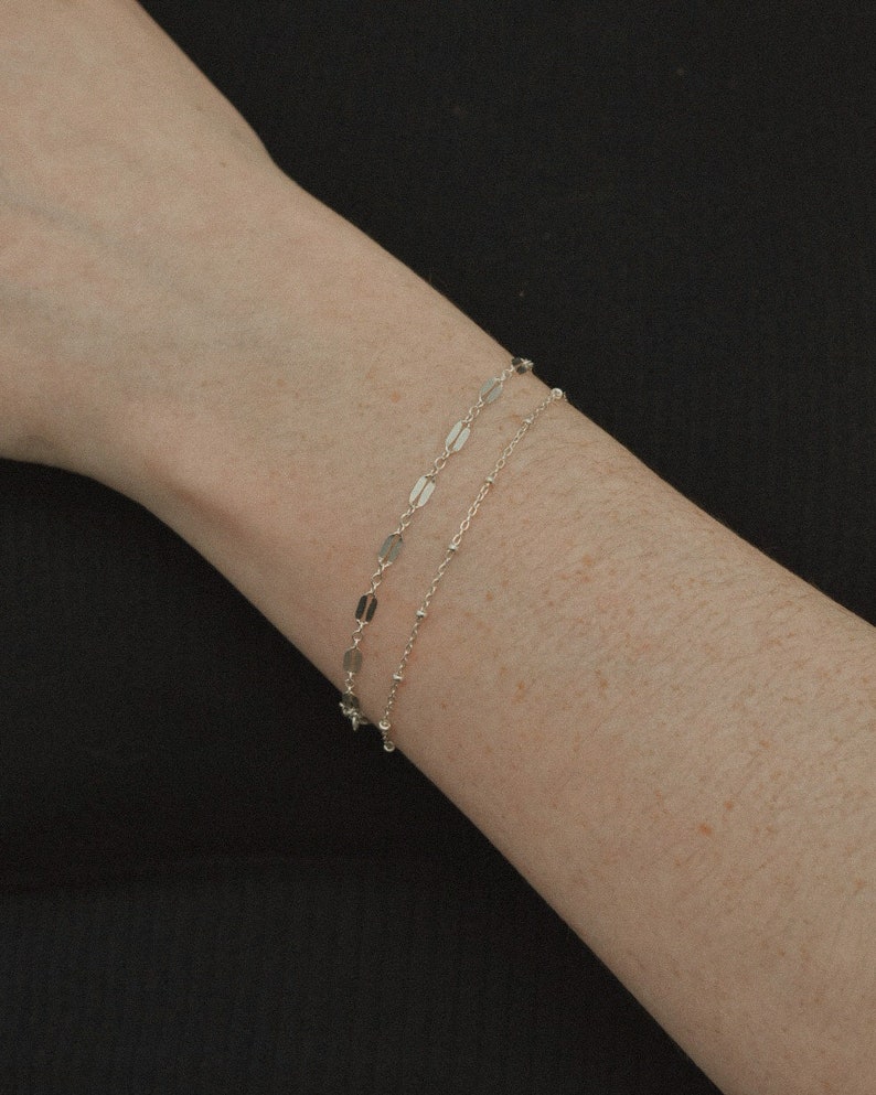 The Chicago Bracelet Sterling Silver Chain Bracelet image 5