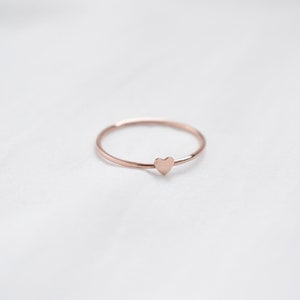 The San Francisco Ring Dainty Heart Ring image 6