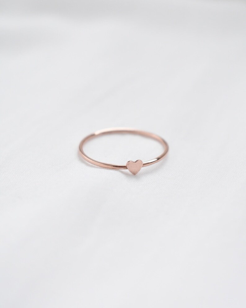 The San Francisco Ring Dainty Heart Ring image 6