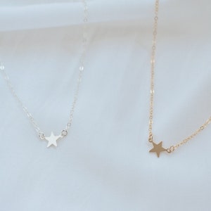 The Galloway Necklace Dainty Star Necklace image 1