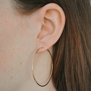 The Nubia Hoops Slim Endless Hoops image 9