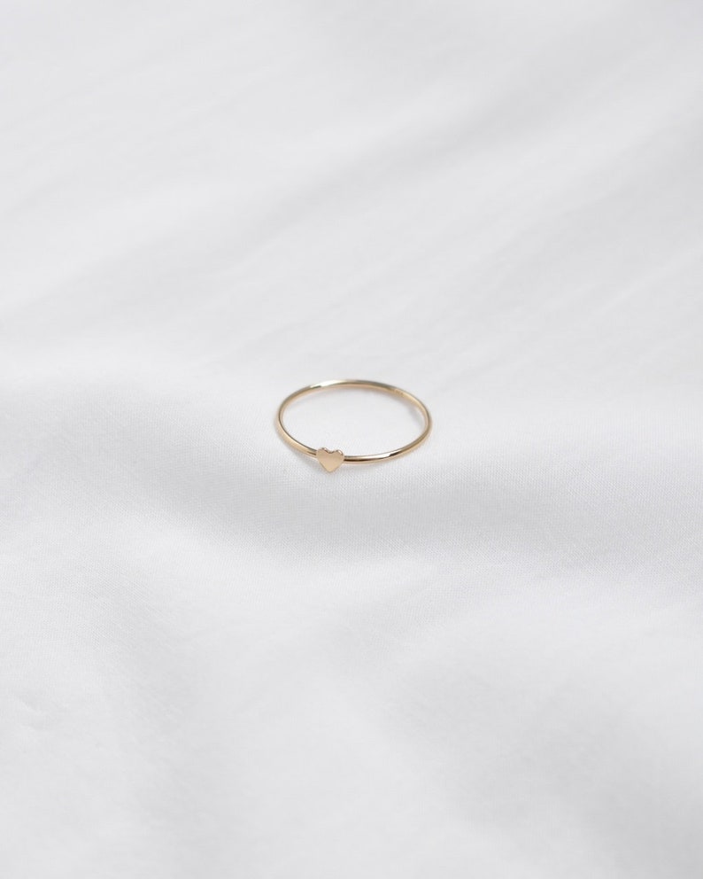 The San Francisco Ring Dainty Heart Ring image 4