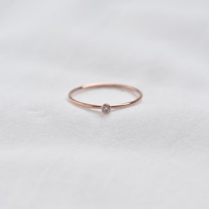 The Paris Ring Solo CZ Ring image 5