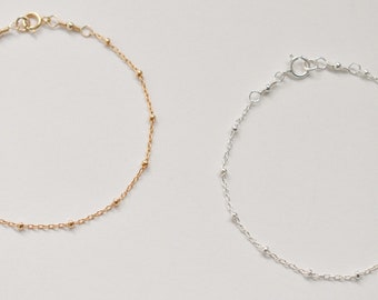 The California Bracelet | Dainty Ball Chain Bracelet