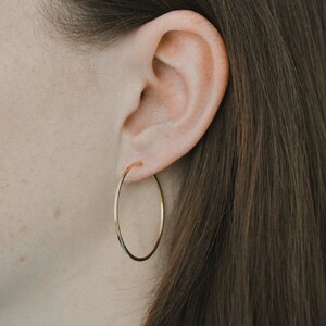 The Nubia Hoops Slim Endless Hoops image 7