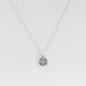 The Terra Nova Necklace Sterling Silver Compass Necklace image 3