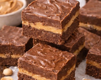 Chocolate Peanut Butter Fudge | Homemade Fudge | Small Batch Candy Gift Box