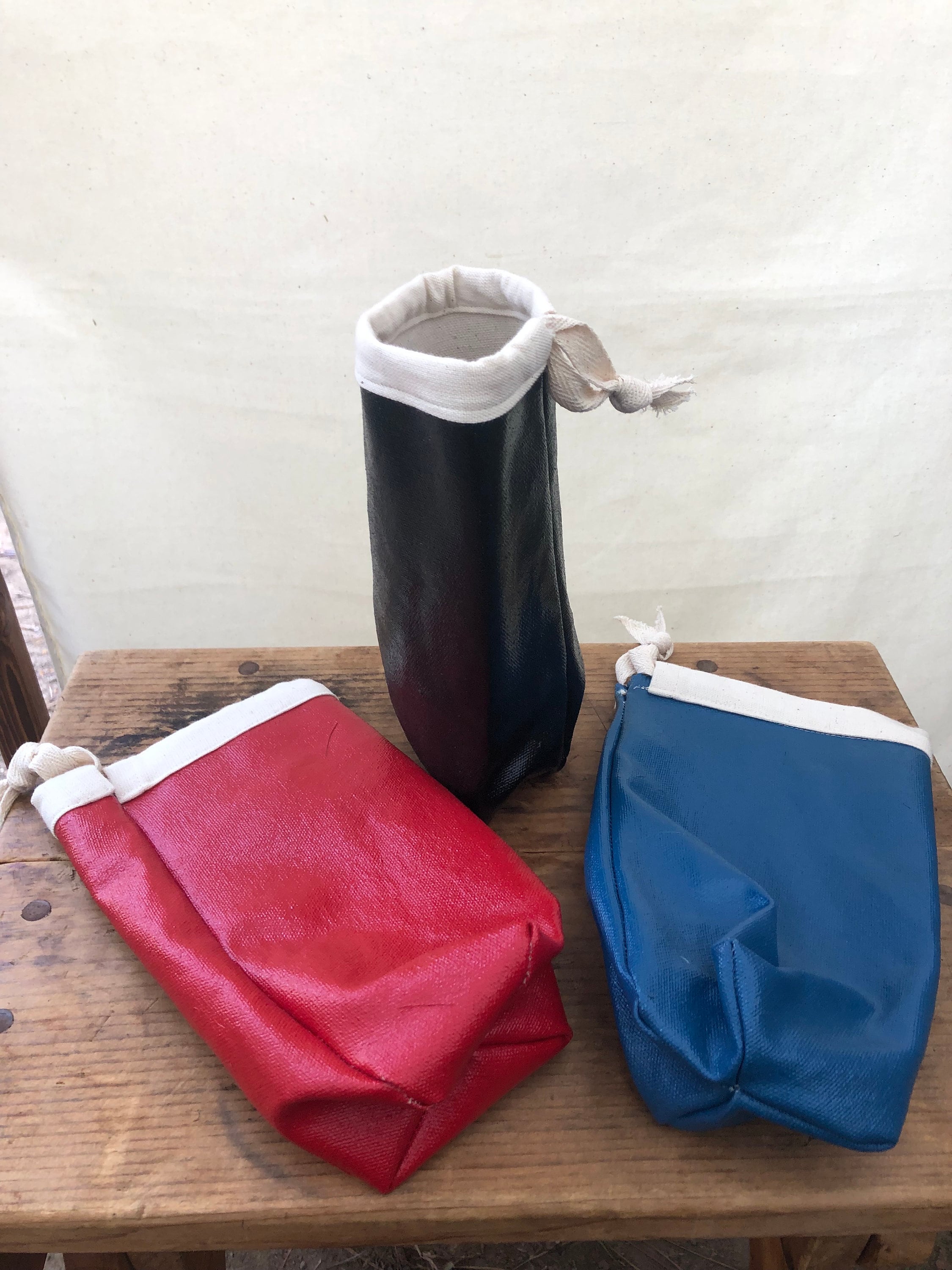 civil war tobacco pouch Civil War Painted Ration Bags