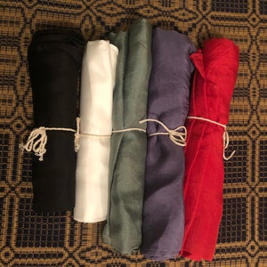 Hand Dyed 100% Silk Scarves