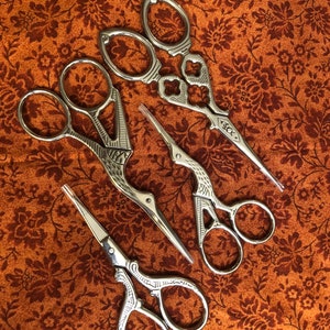 19th Century Stork & Fancy Scissors