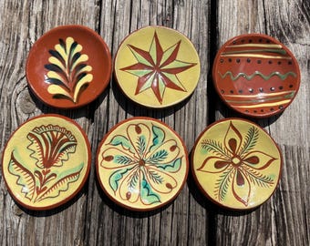 Redware Spoon Rests