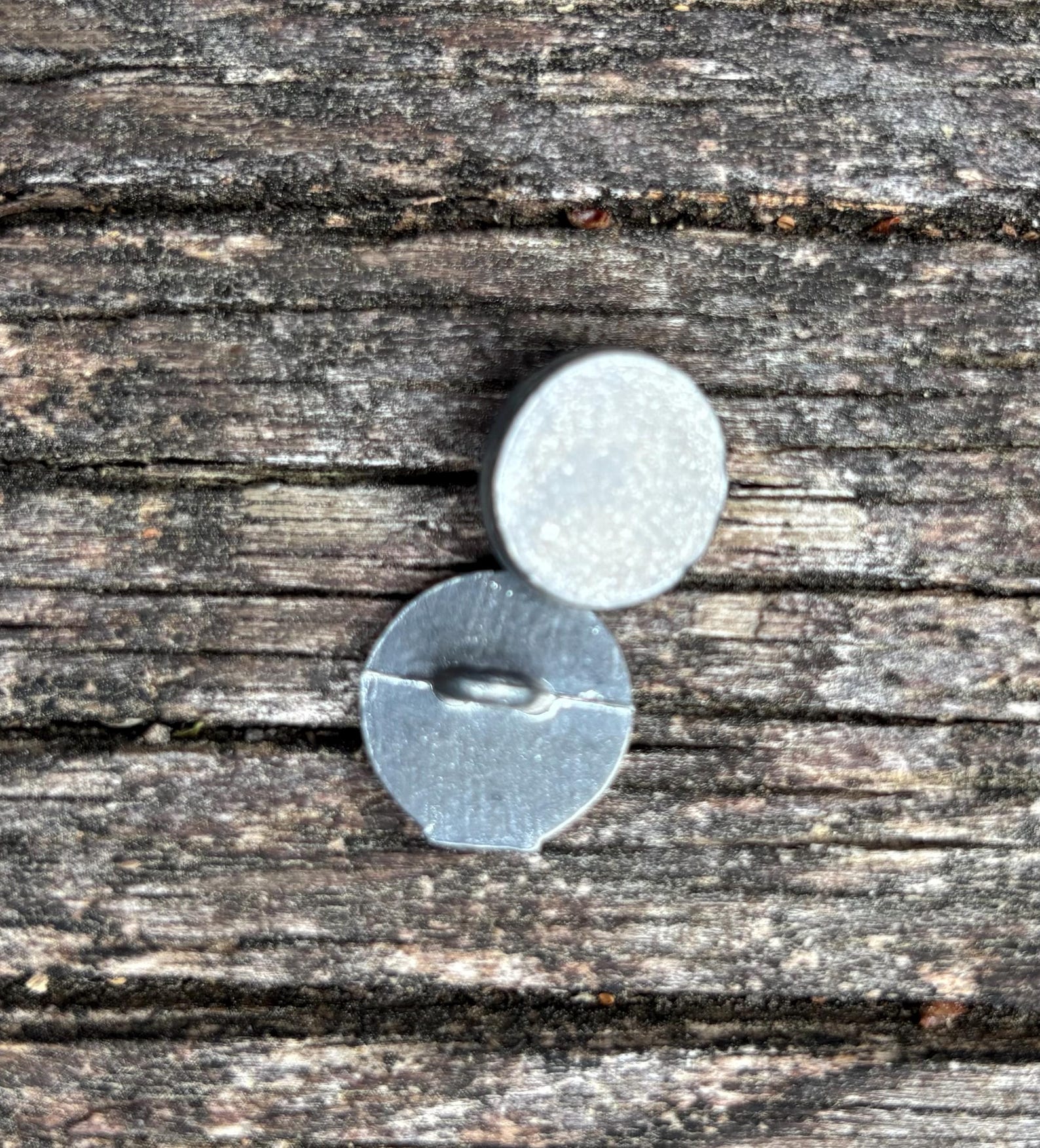 Half Inch Button Half Inch Flat Pewter Buttons - Etsy